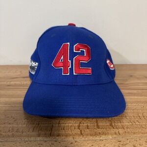 MLB Baseball Chicago Cubs 42 Jackie Robinson Hat Snapback Limited Edition Image